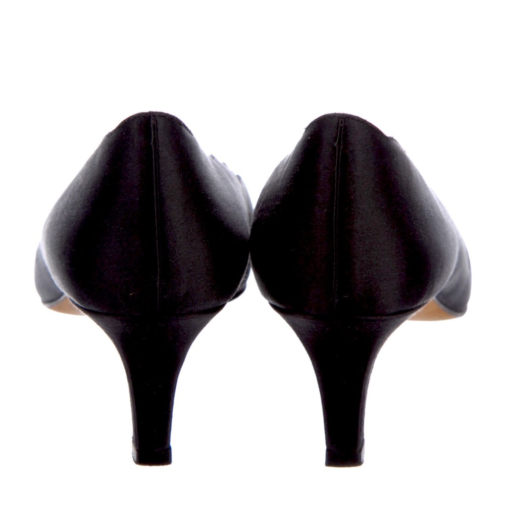 Manolo Blahnik Pumps black satin 36 - Picture 4 of 6
